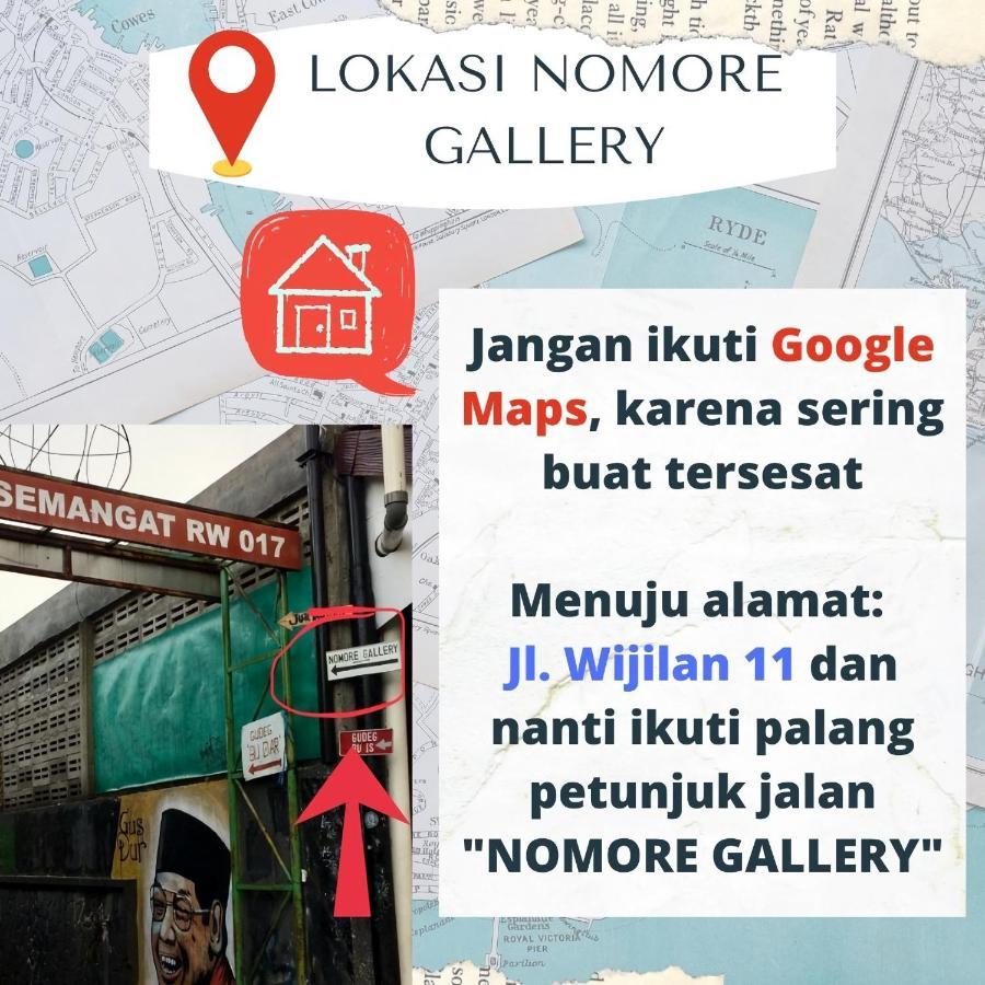 "Nomore" Gallery And Guesthouse Yogyakarta Exterior foto